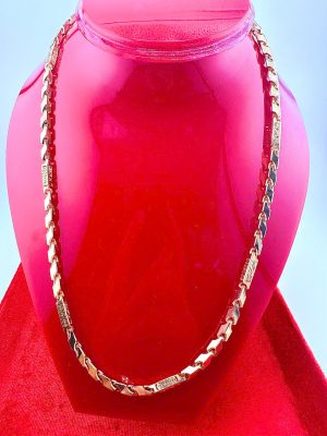 Dây ống kim tiền vàng 18k