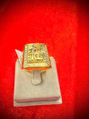 Nhẫn mặt vuông nam vàng 18k