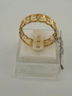 Nhẫn kim tiền nữ vàng 18k